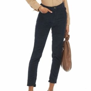 Designer american vintage cropped corduroy pants size 8